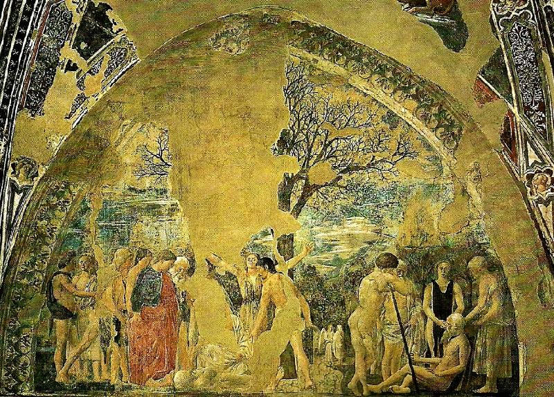 Piero della Francesca legend of the true cross oil painting image